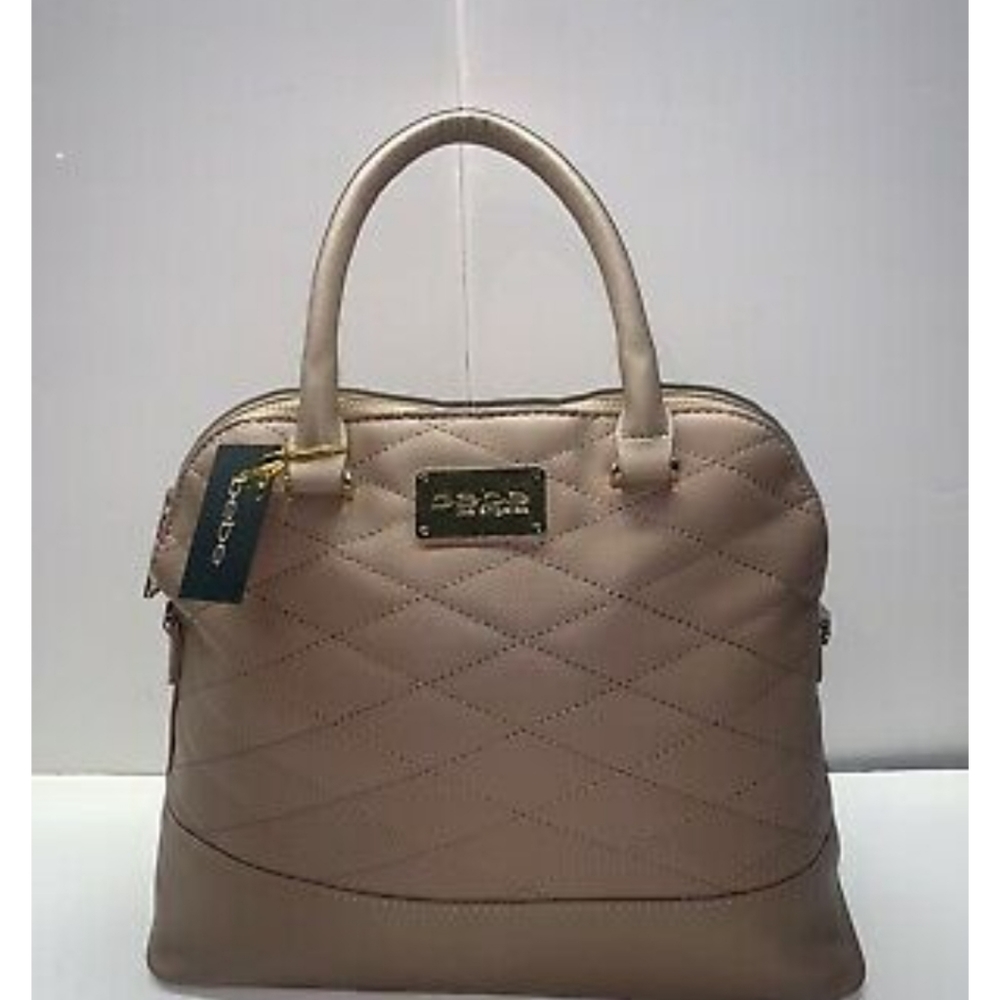 Nwt-Bebe tan vegan leather satchel handbag